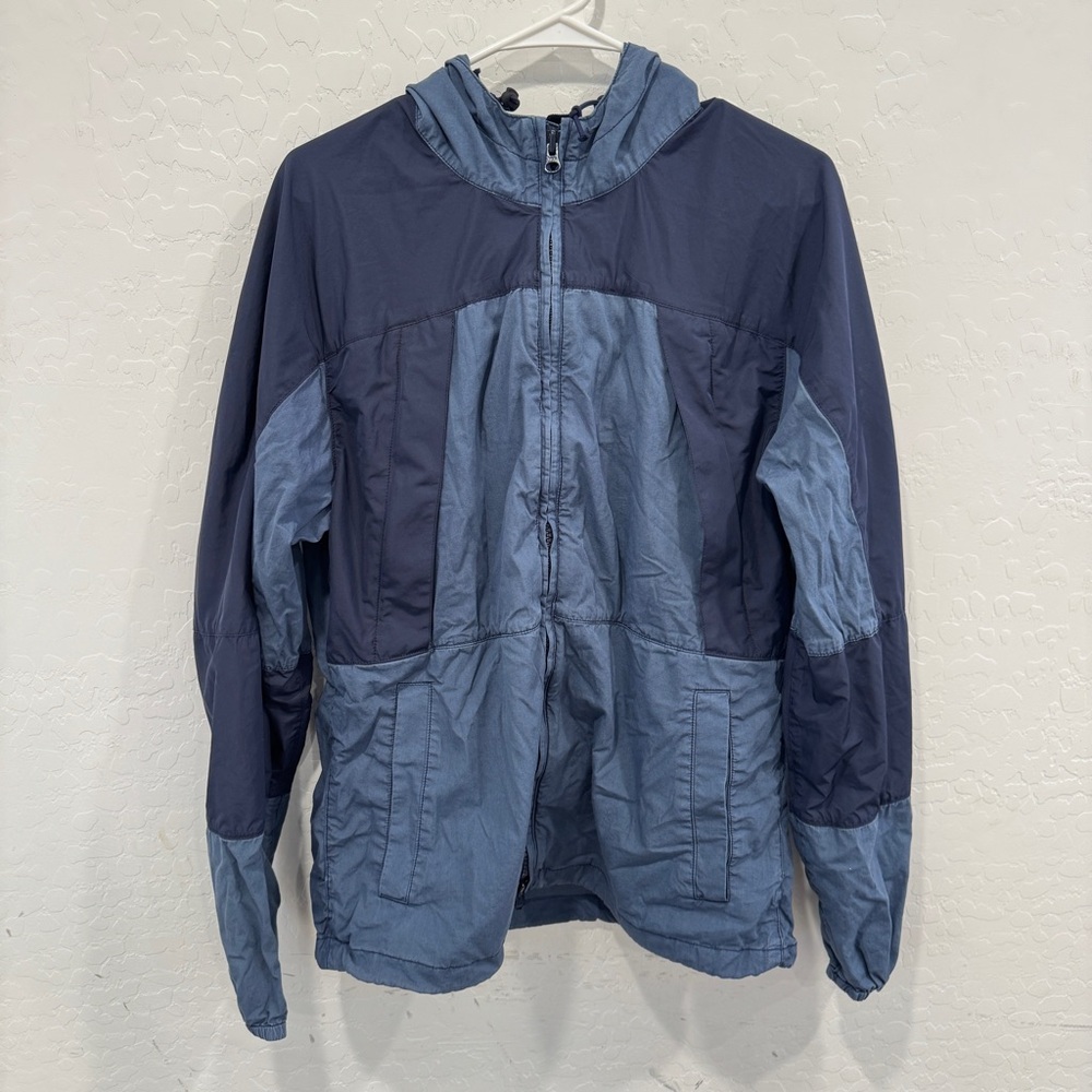 Outerknown Vento Windbreaker Jacket Medium Blue Colorblocked Outdoors Gorpcore